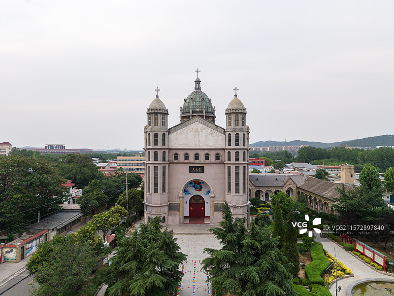 平阴胡庄天主堂图片素材