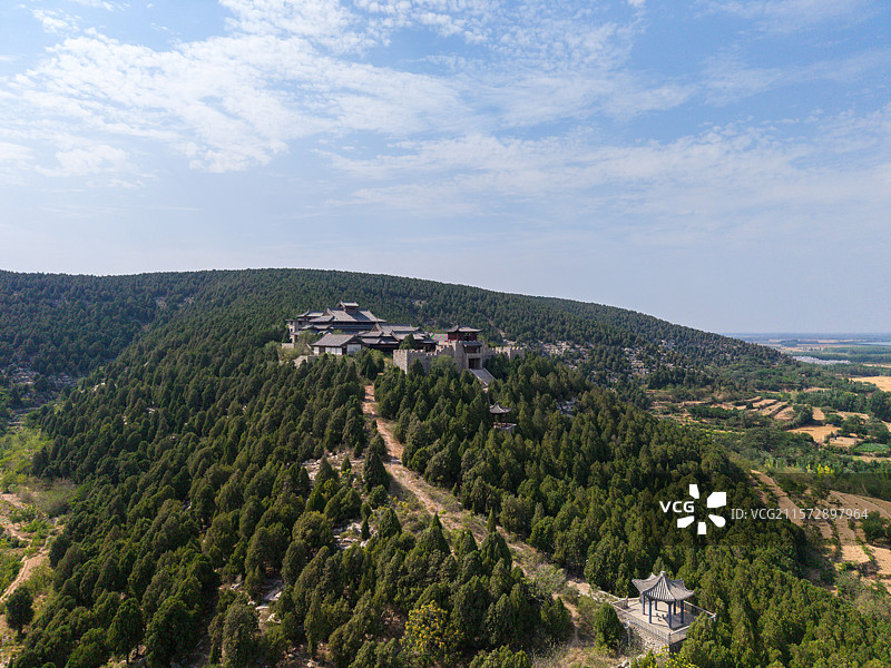 东平六工山水浒大寨图片素材