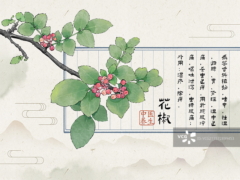 藤椒青花椒红花椒大红袍，云贵川渝陕麦积秦安花椒。图片素材