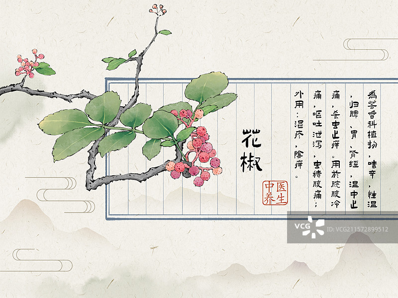 藤椒青花椒红花椒大红袍，云贵川渝陕麦积秦安花椒。图片素材