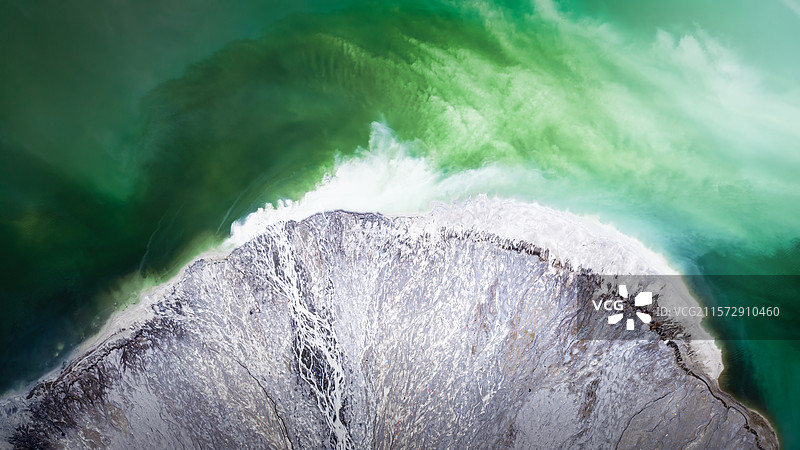 矿场雪山图片素材