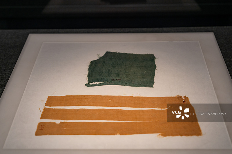 丝绸-纱绢-唐-陕西历史博物馆图片素材