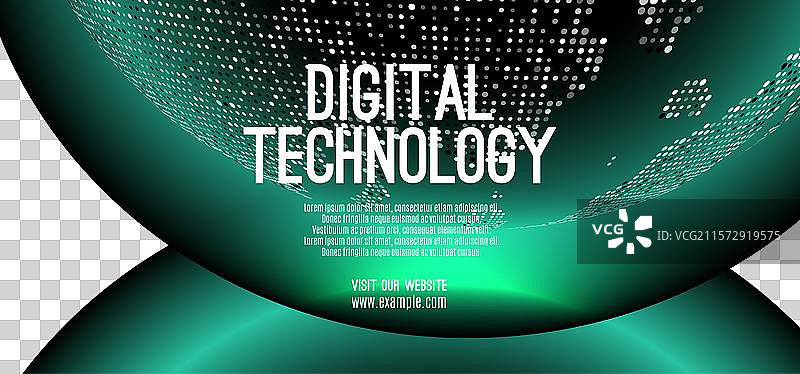 数字技术速度连接蓝绿色科技图片素材
