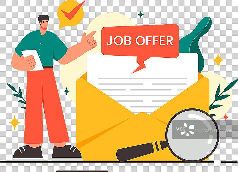 招聘商人的职位邀请图片素材