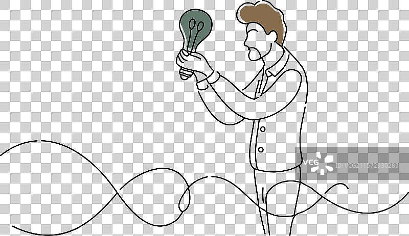 扩展创意的男性涂鸦图片素材