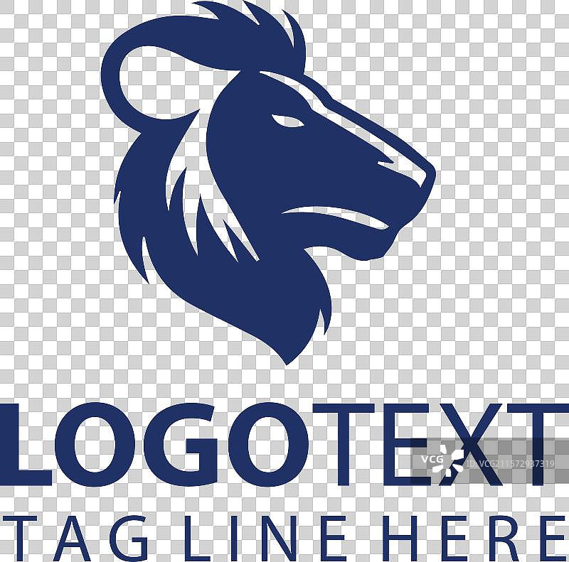 狮王头部标志图片素材