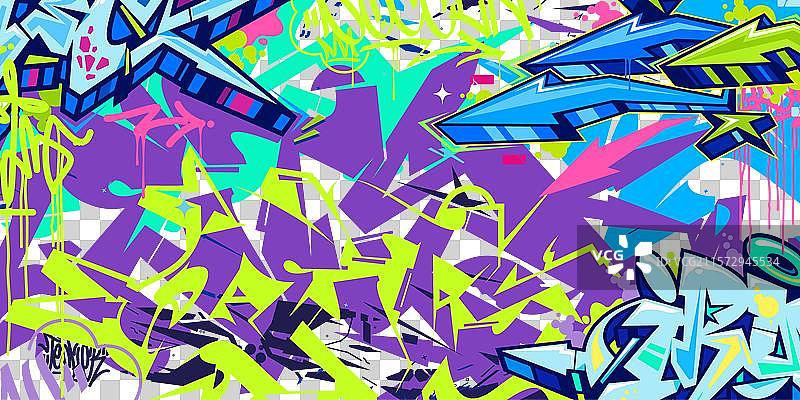酷炫时尚的抽象嘻哈城市街头艺术图片素材