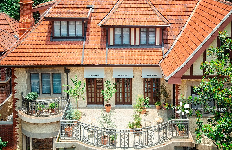 上海长宁区武夷路翡悦里商业创意园区图片素材