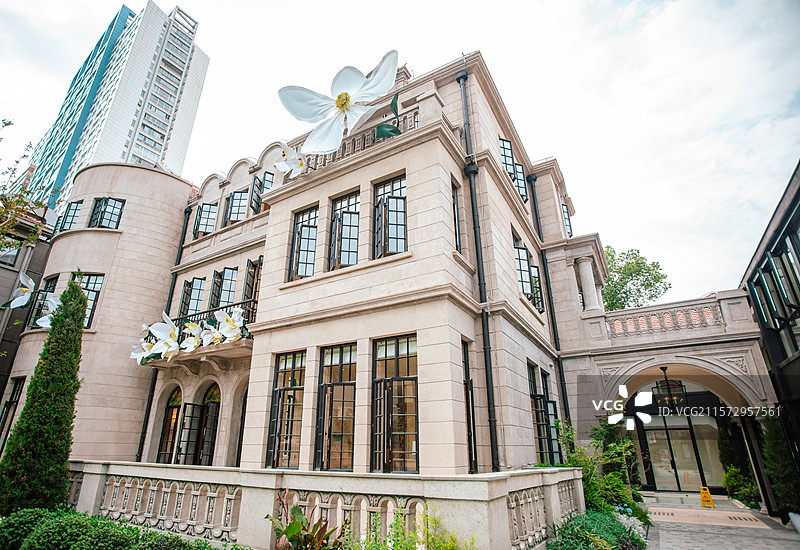 上海长宁区愚园路858号 杨氏花园住宅建筑及室内空间图片素材