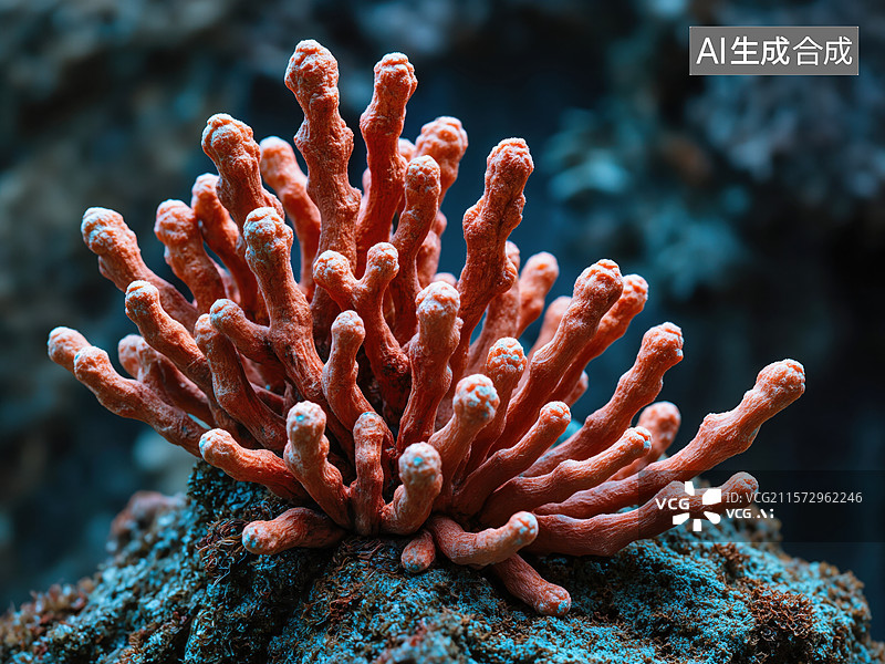 【AI数字艺术】海底珊瑚奇观图片素材