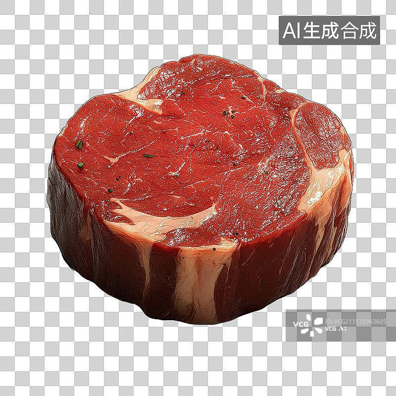 【AI数字艺术】一块生牛肉图片素材