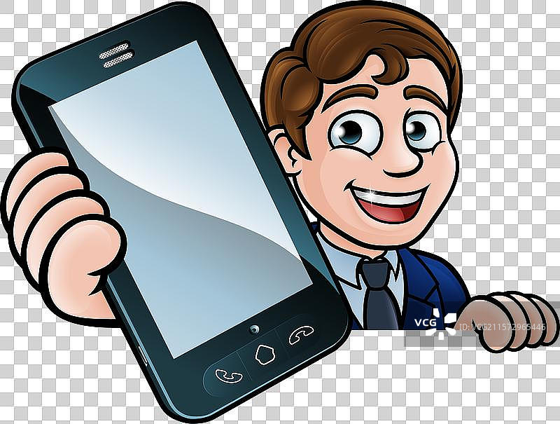 商人手机概念图片素材