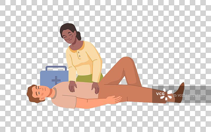 急救医疗程序，医生与患者图片素材