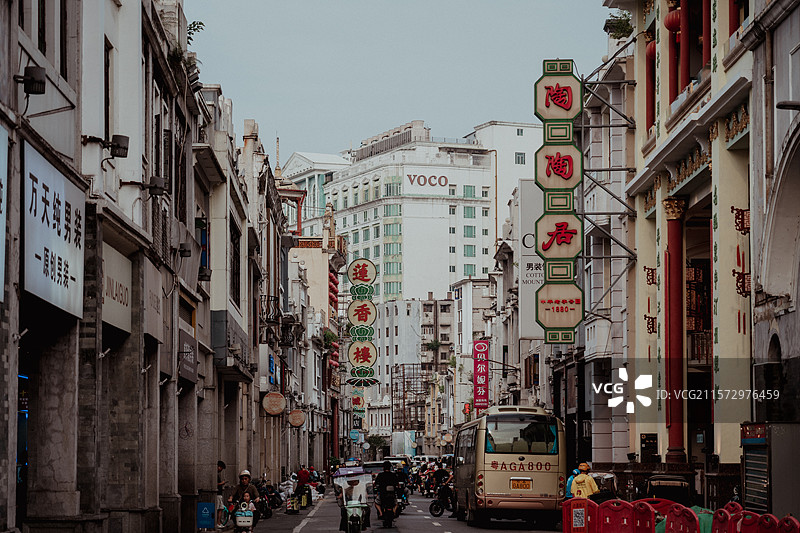 广州上下九步行街图片素材