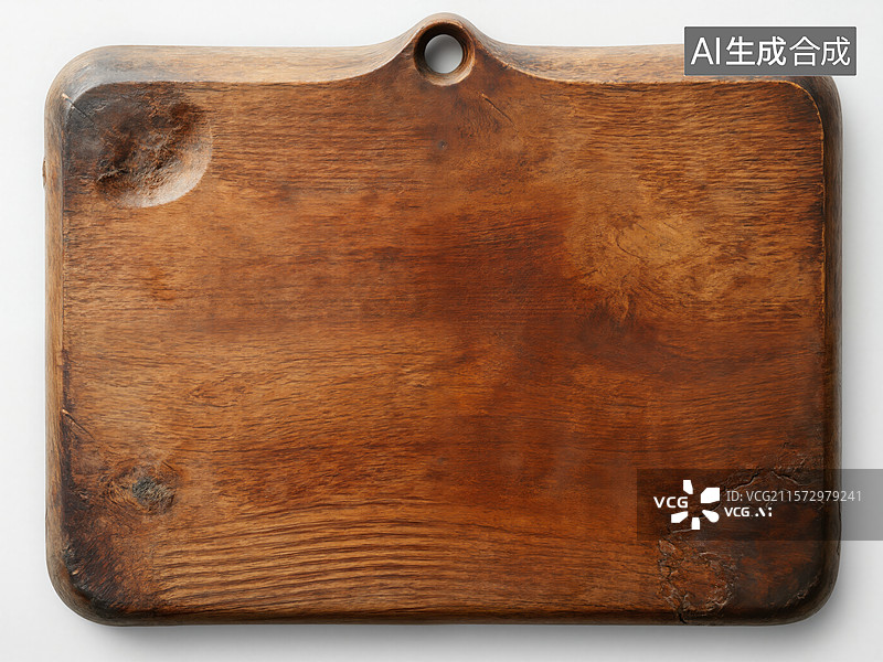 【AI数字艺术】老旧木质砧板图片素材