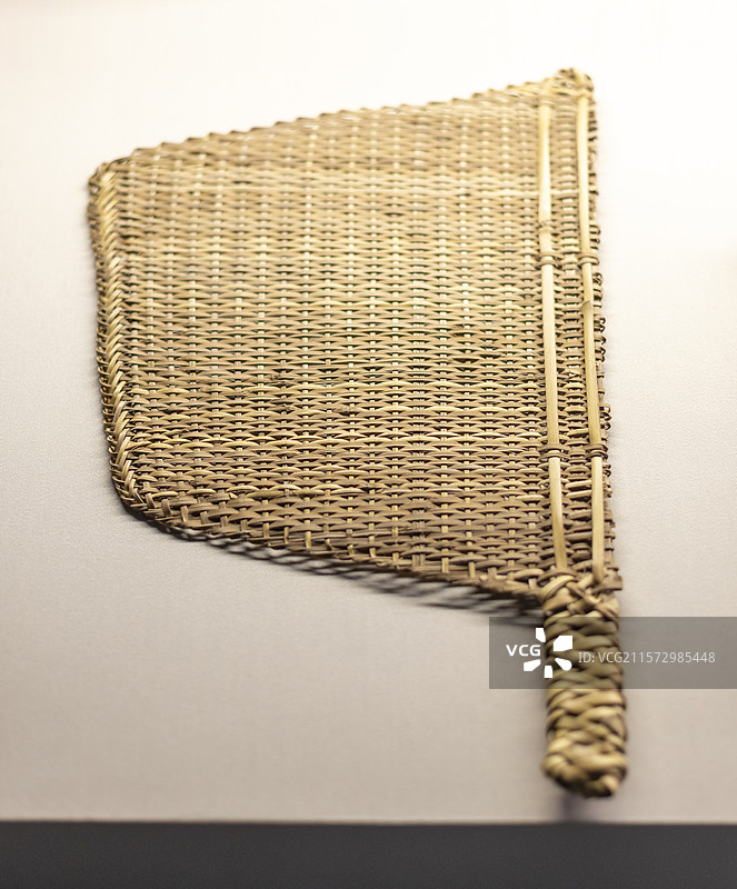 竹便面 东周 靖安县李洲坳东周墓 江西省博物馆图片素材