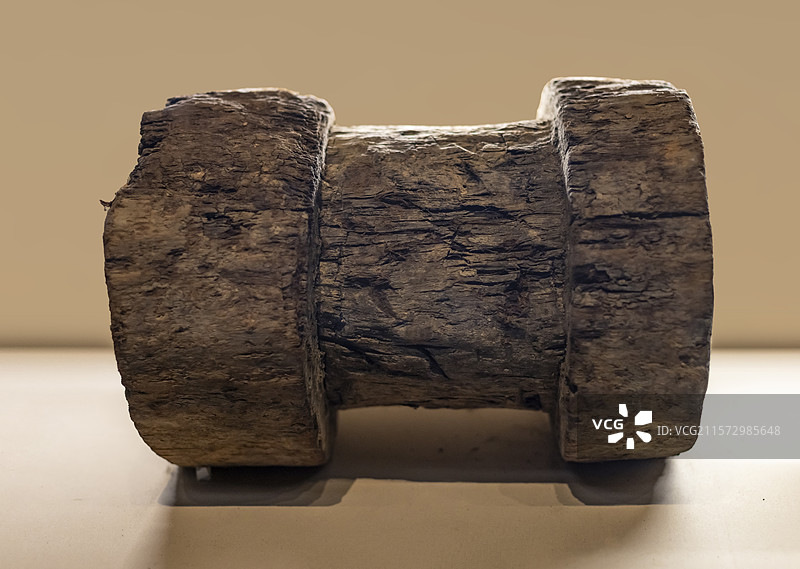 木辘轳 商 瑞昌市铜岭铜矿遗址 江西省博物馆图片素材