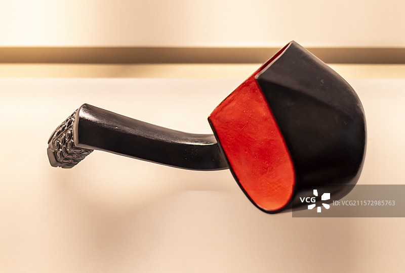 云雷纹漆木勺 东周 靖安县李洲坳东周墓 江西省博物馆图片素材