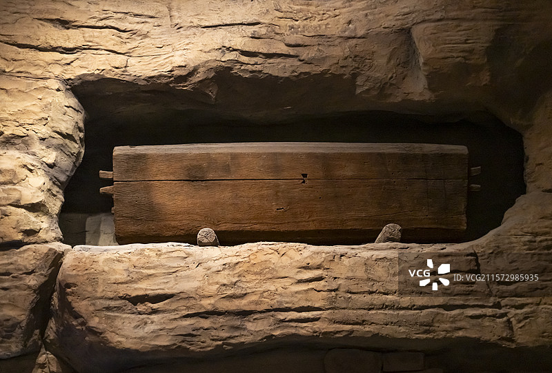 鹰潭市龙虎山崖墓 东周 江西省博物馆图片素材