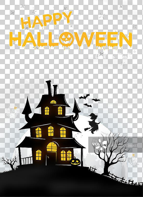 万圣节派对横幅，杰克南瓜万圣节图片素材