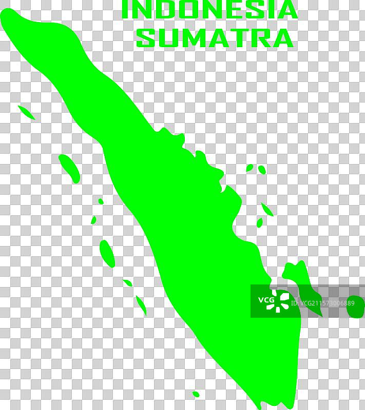 苏门答腊岛地图符号设计图片素材