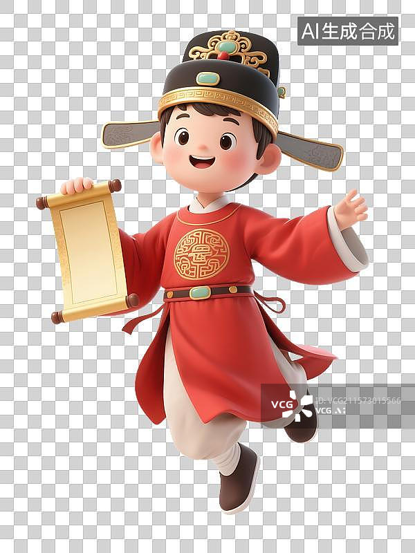 【AI数字艺术】3D金榜题名图片素材