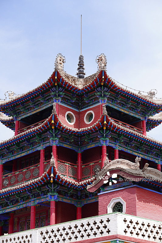 宁夏中卫鼓楼图片素材