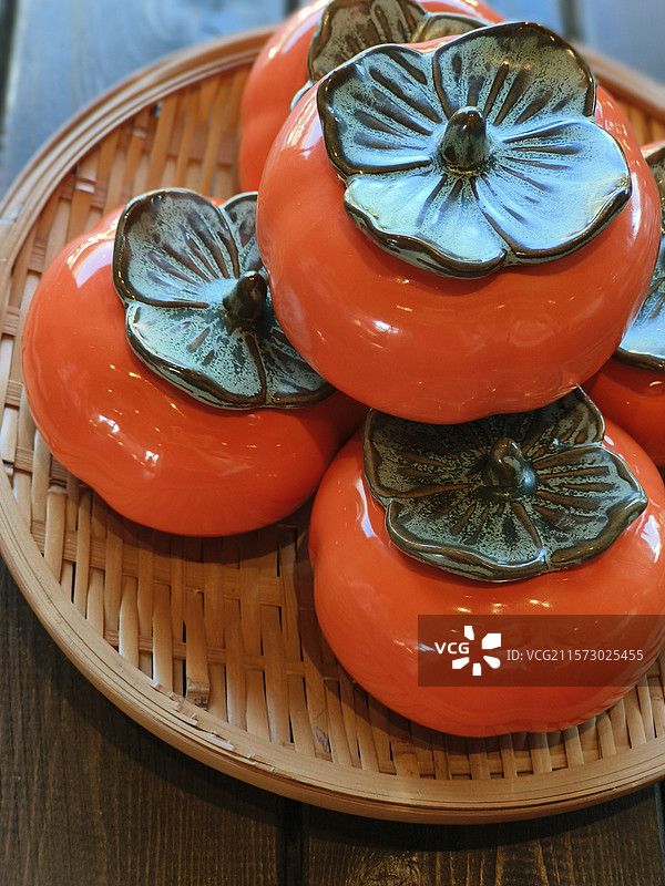 摆件柿柿如意图片素材