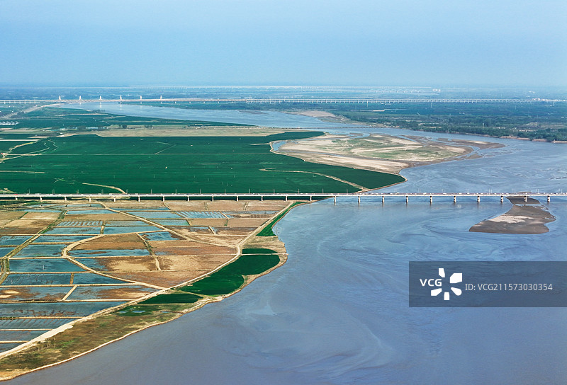 黄河航拍图片素材