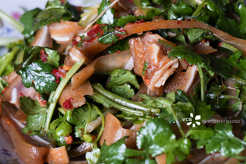 凉菜猪耳朵图片素材