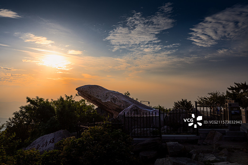 泰山日出图片素材