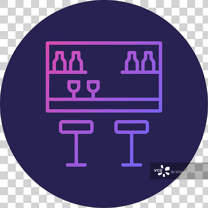 酒吧图标图片素材