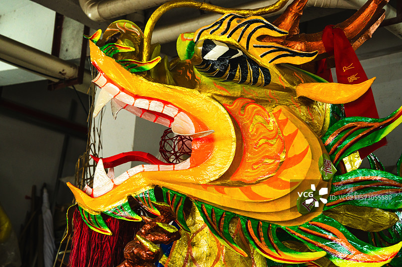 广西宾阳非物质文化遗产炮龙《龙耕千重穗》图片素材