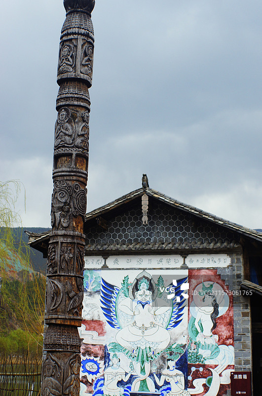 云南丽江观音峡图片素材