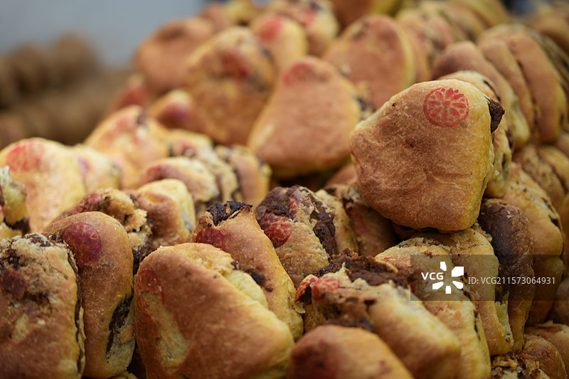 呼和浩特特色美食焙子图片素材