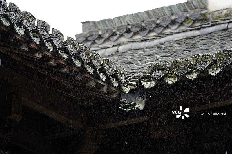 徽派建筑图片素材