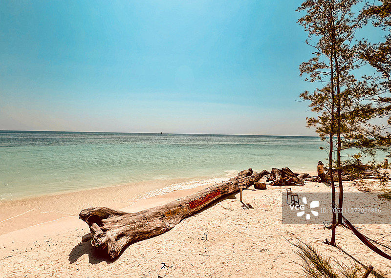 马来西亚亚庇环滩岛的一角图片素材