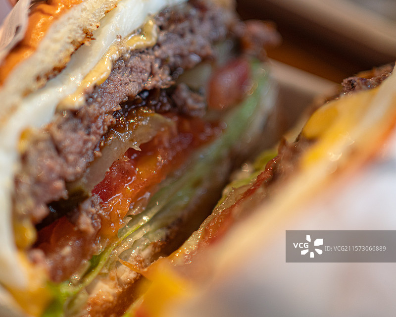 汉堡特写图片素材