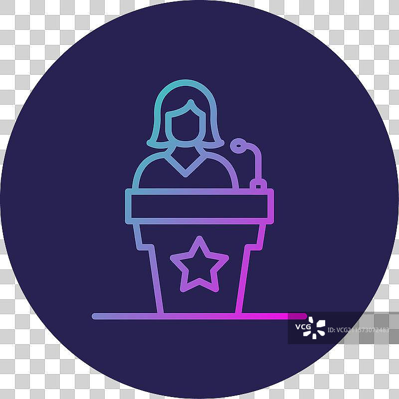 发言人图标图片素材