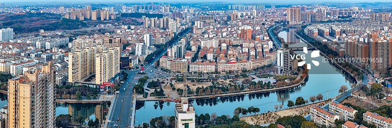 广水市 西正街 印台山 城市 徐家井图片素材