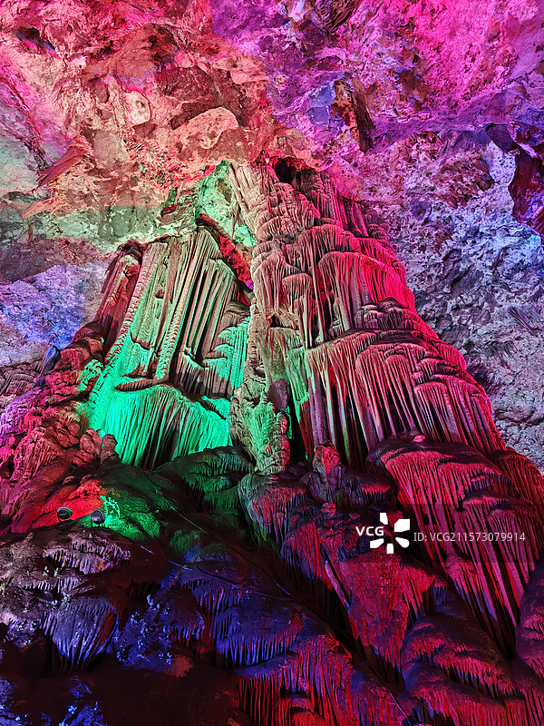 柞水溶洞地质公园，商洛市，陕西省图片素材