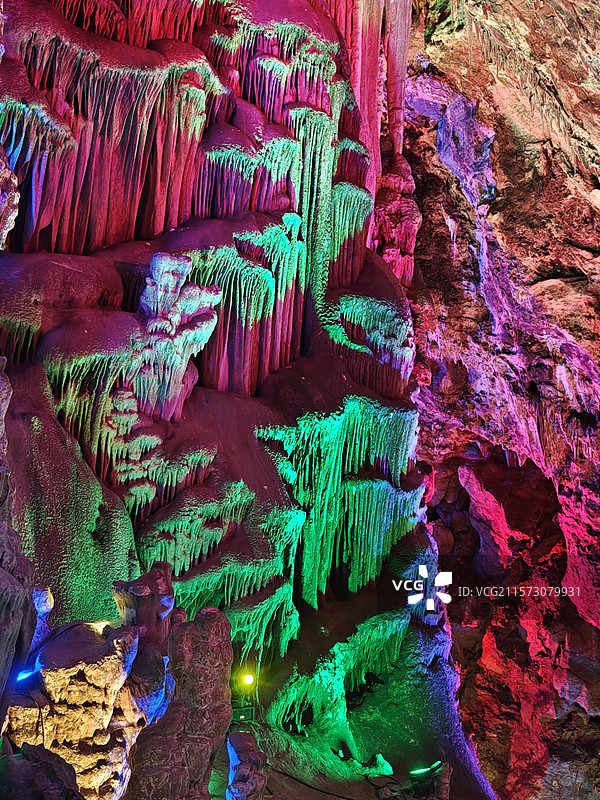 柞水溶洞地质公园，商洛市，陕西省图片素材