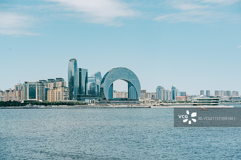 高加索阿塞拜疆巴库城市风光图片素材