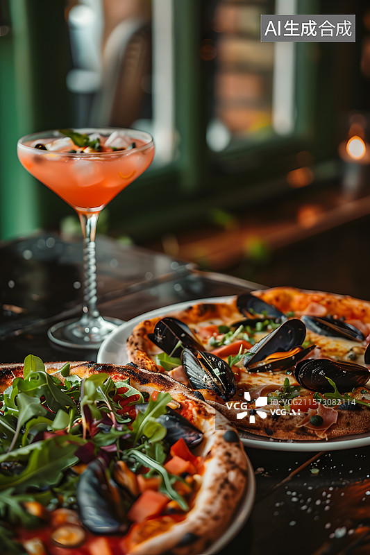 【AI数字艺术】美味的食物图片素材