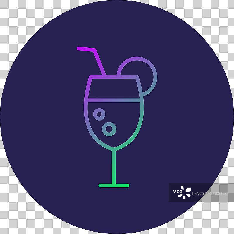 鸡尾酒图标图片素材