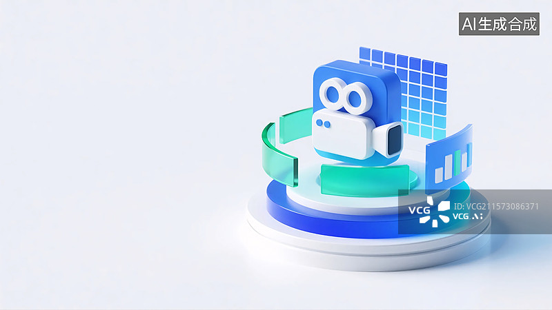 【AI数字艺术】摄像数据交互模型图片素材