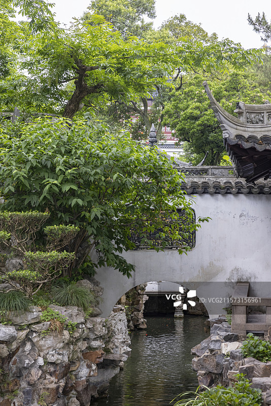 上海城隍庙园林豫园图片素材