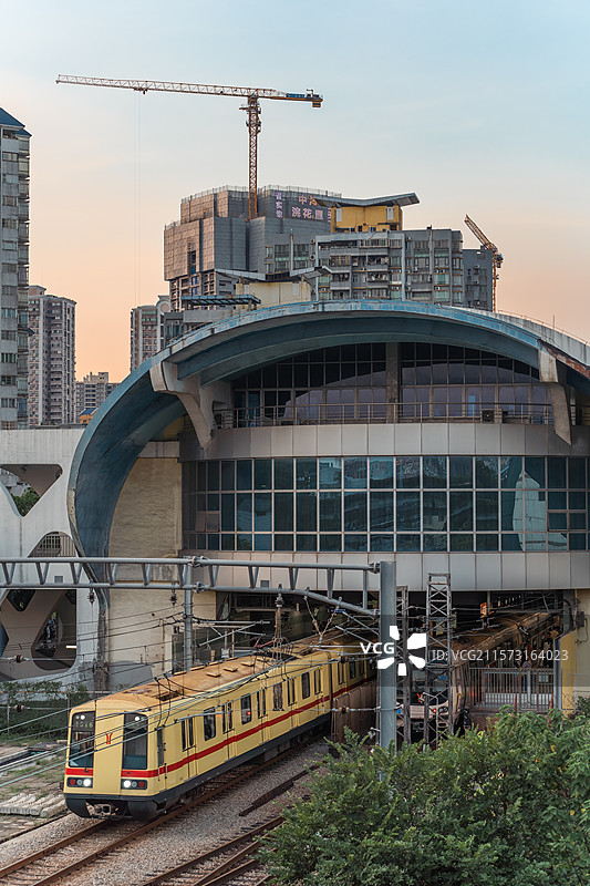 广州地铁一号线图片素材
