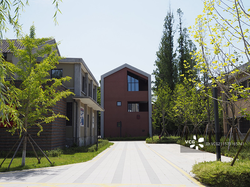 康桥1924文创园里的景观图片素材