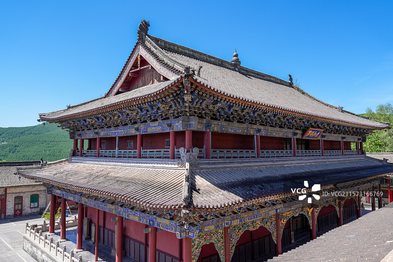 五台山金阁寺图片素材